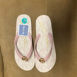 Michael Kors Pink Flip Flops